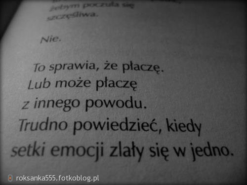 Płaczę....