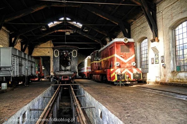 Gdańsk świetliki dachowe w parowozowni