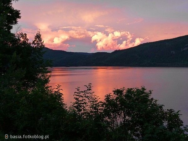 ostatni wieczór nad jeziorem....