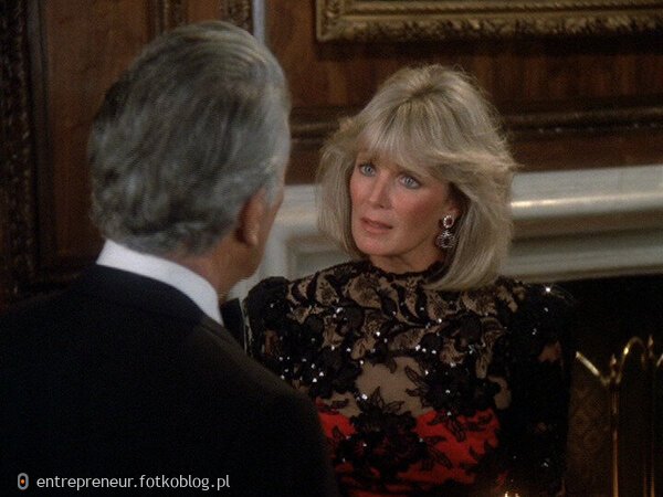 Linda Evans as Krystle, Feb 2