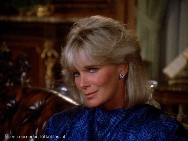 Linda Evans as Krystle, Feb 2