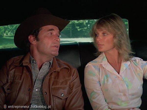 James Garner and Linda Evans