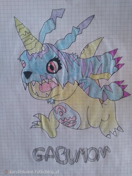 Running Gabumon