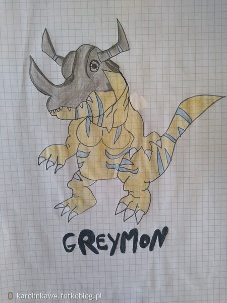 Standing Greymon 