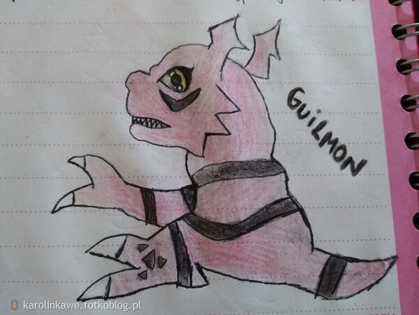 Sitting Guilmon 2