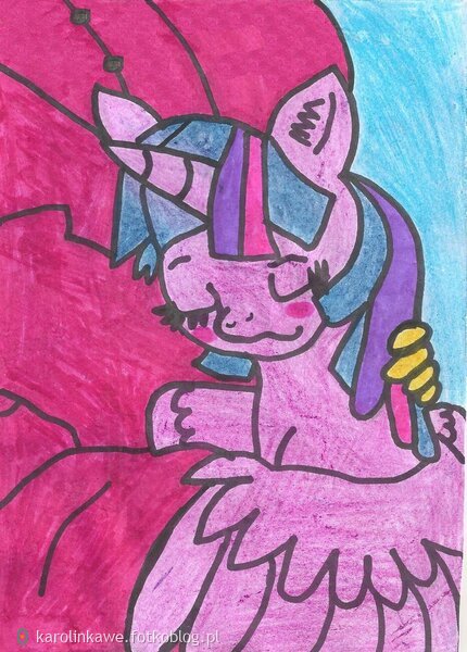 Twilight Sparkle Hugs our Beloved Charles - My Little Pony 