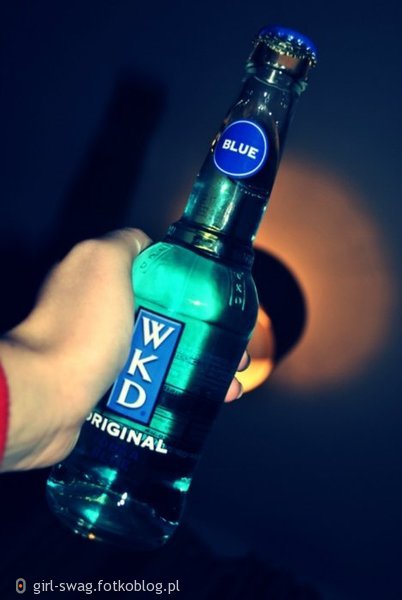 Chilling out with WKD!